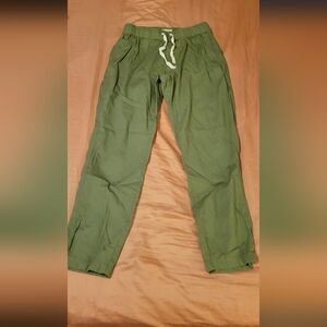 Pact Green Daily Twill Pants Small